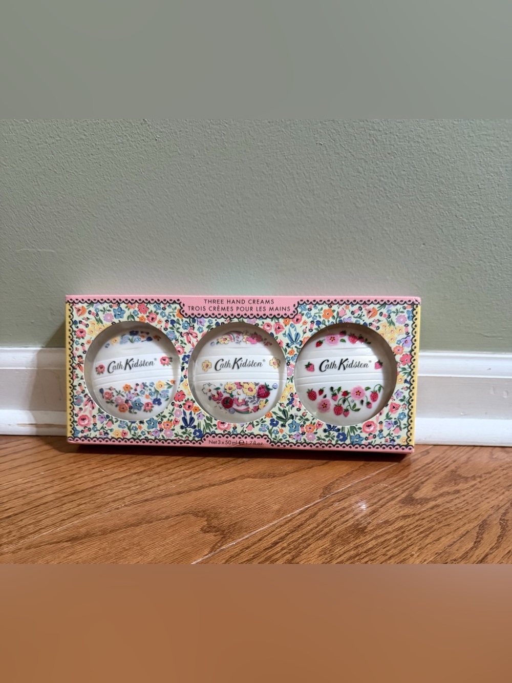 Cath Kidston Floral Hand Cream Trio - Pink, White, Yellow